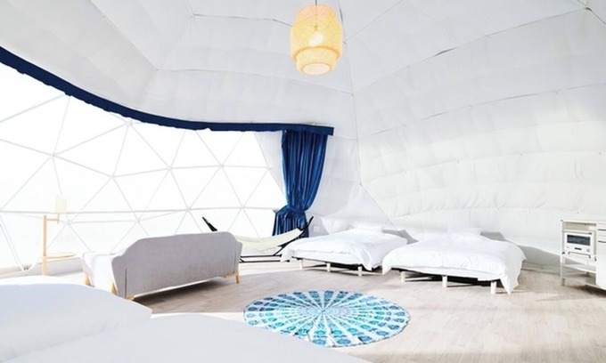 Katakai RV Rental | 9m Dome Tent C Accommodation only plan4 people/Sanbu District Chiba