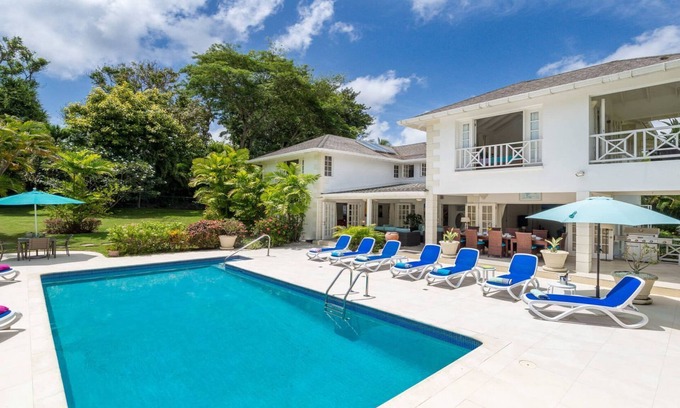 Halcyon Heights Villa | A 6 Bedroom Sandy Lane Villa Rental Including Beach Club Access And A Cook.