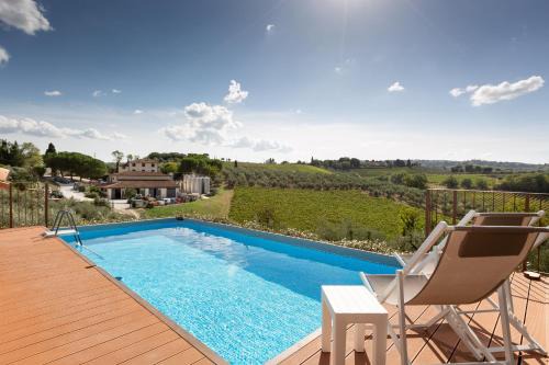 Gambassi Terme Villa | A Casa di Franca Villa con piscina