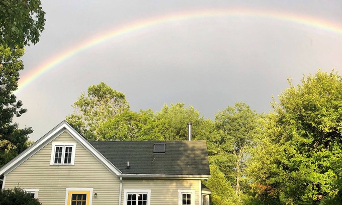 Waldoboro Cottage | A Garden with a Cottage in Waldoboro