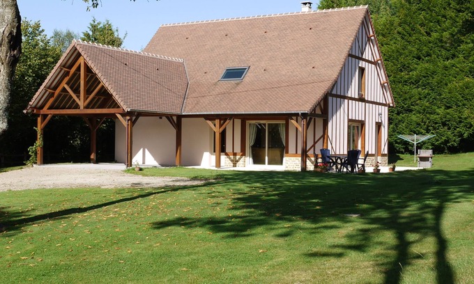La Baroche-sous-Luce House | A modern property, purpose-built for disabled access. Sleeps 6 in 3 bedrooms.