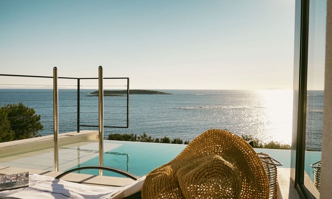 Milna Villa | A Private House on Vis Island with a impressive ocean view over Vis archipelago.