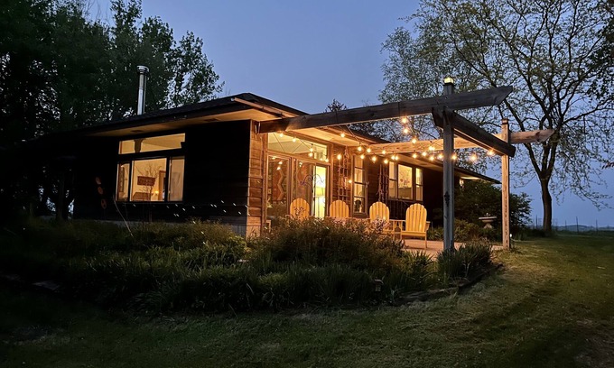 Pepin County House | Absolute PEACE in this country home surrounded by gardens and views!
