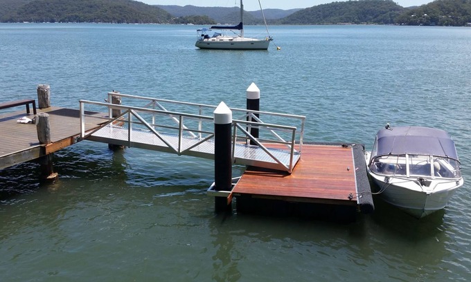 Little Wobby House | Absolute Waterfront: Turners River House Hawkesbury River.WOBBY BEACH