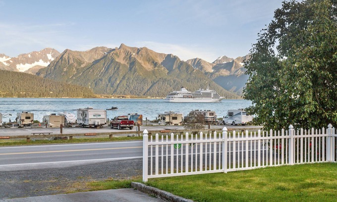 Seward Condo | Across the street from Resurrection Bay, all view.