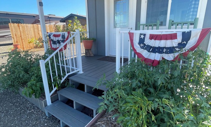Prescott Valley Cabin | Adorable Tiny house on small farm, fresh eggs and seasonal produce daily .