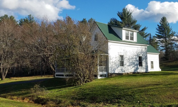 Sunday River Area House | Adventure Awaits at Our Scenic Farmhouse - on snowmobile trail, ride in/out