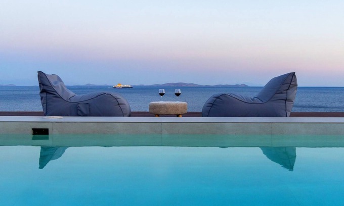 Agios Sostis Villa | ''Aegean Whispers'' Sea Front Villa in Tinos