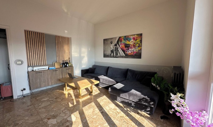 Murazzano Apartment | Affordable penthouse with panoramic views. Good living room, kitchen and bedroom