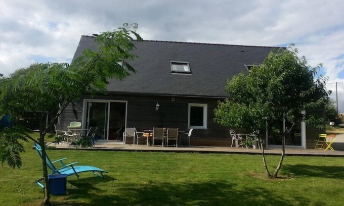 Quemeneven House | Agréable Maison Bois à la Campagne