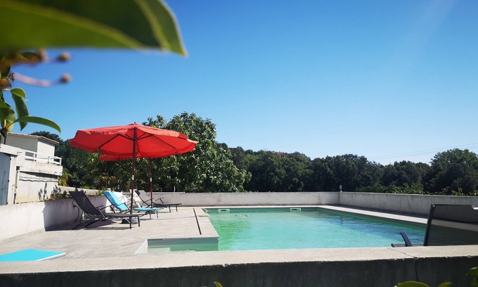 Giuncaggio Villa | air-conditioned house with swimming pool in the heart of corsican vineyards, not overlooked, quiet location.