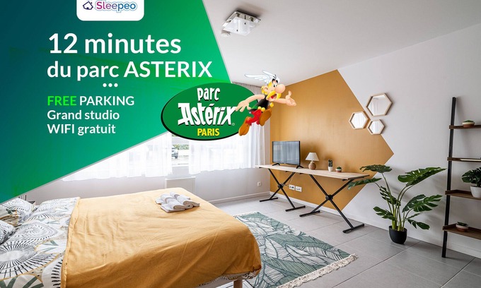 Moussy-le-Neuf Apartment | Airport CDG * FREE parking * Villepinte * Asterix