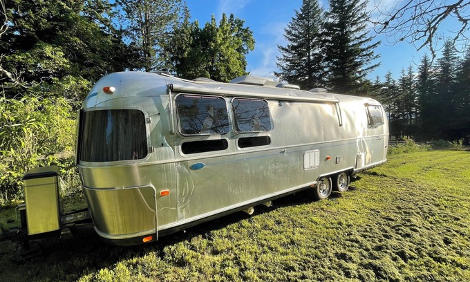 Troutdale RV Rental | Airstream on 3 acres in Gorge, Near Edgefield & Waterfalls