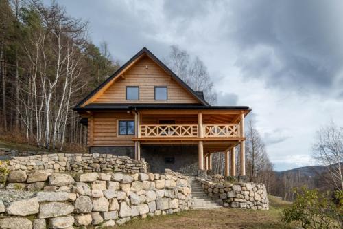 Przesieka Villa | AleBale Przesieka luksusowy dom z bali z widokiem na Karkonosze