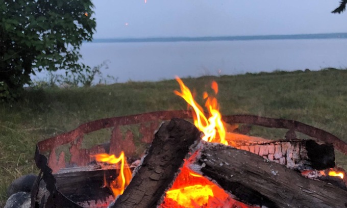 Merriweather House | All Season Family Retreat on Sandy Beach Lake Gogebic Trails Waterfront