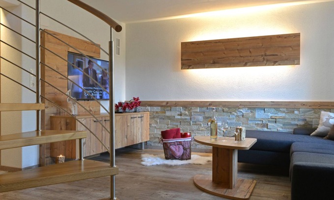 Telfes im Stubai Apartment | Alpenlodge: Exclusive apartment with private garden and terrace in Stubai valley