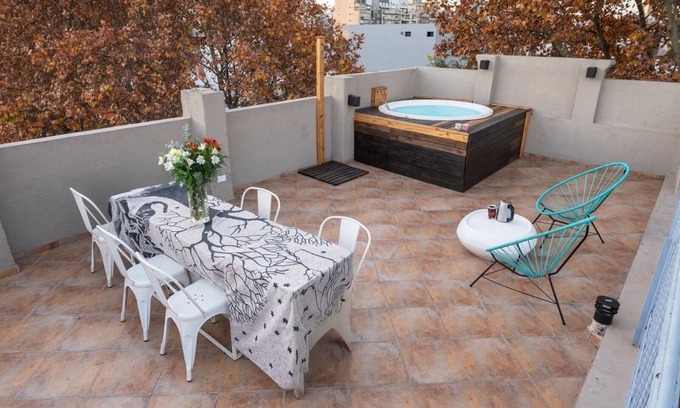 Palermo House | Amazing House 5 bed 5 Bath Terrace/bbq Jacuzzi Breakfast In Palermo