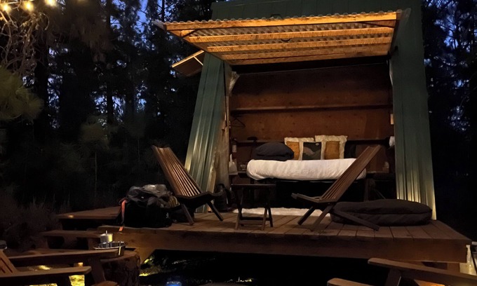 Goldendale RV Rental | Amazing off grid A-frame in the woods in Goldendale