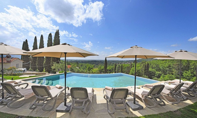 Ponte Buriano Villa | Amazing Villa La Poggiola 12 Pool&Gym, Arezzo, Italy