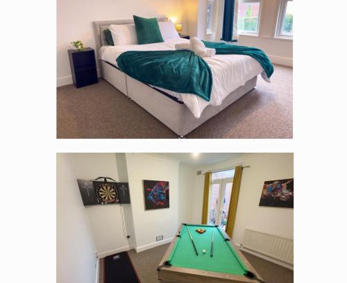 Norwich House | Amorly House - Sleeps 8 Free Permit Parking Big Spacious With Games Room