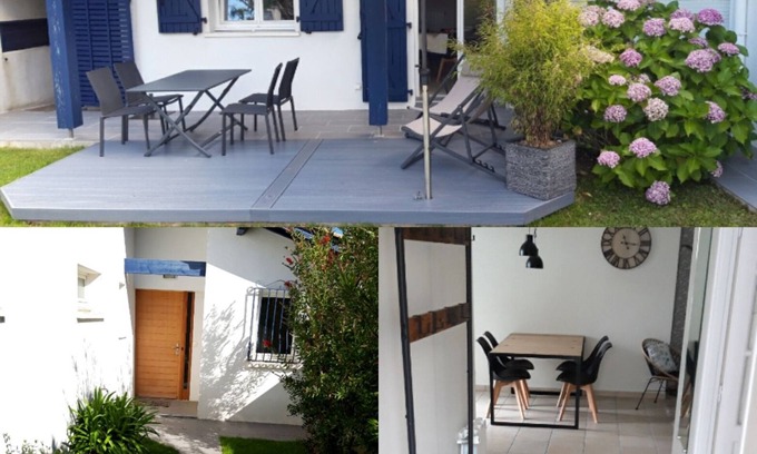 Anglet House | ANGLET T2 garden level, 3Km from beaches and golf courses.