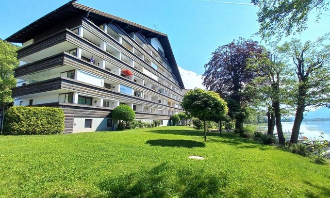 Steindorf am Ossiacher See Apartment | ANNA Seeblick Appartement, Haus Hänsel&Gretel am Ossiachersee mit direktem Seezugang, Hallenbad
