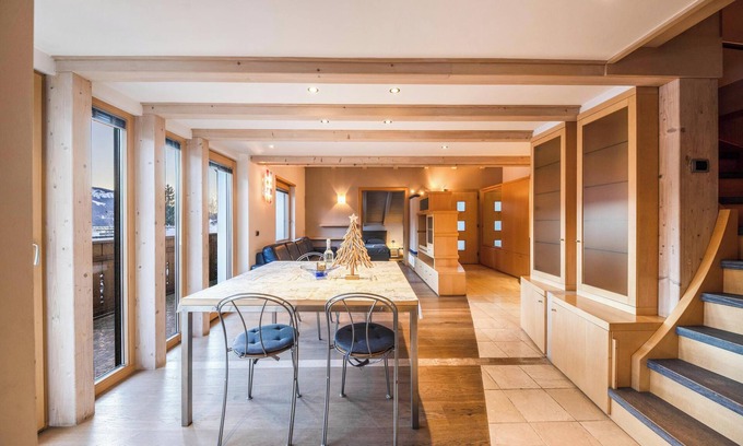 Castello-Molina di Fiemme Apartment | Apartment "La Pratolina Attico" with Mountain View & Balcony