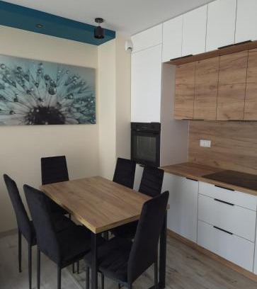 Wloclawek Apartment | Apartament szmaragdowy- klimatyzacja, parking, Internet i ekspres do kawy