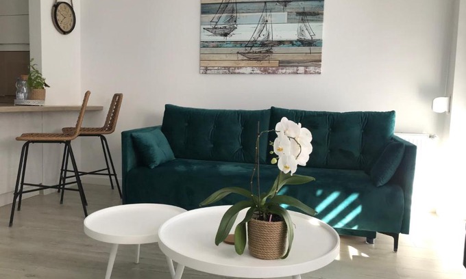 Kolobrzeg Apartment | Apartament Turkus z ogrodem