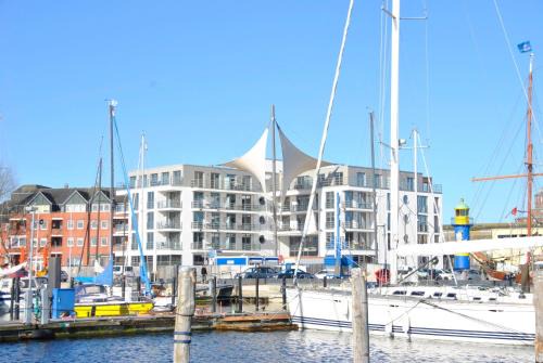 Eckernfoerde Apartment | Apartment 20, Blickrichtung Binnenhafen WestInnenstadt