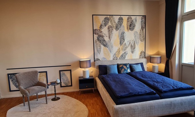Blasewitz Apartment | APARTMENT.BLAUESWUNDER.DRESDEN-TERRACE-LIVING-KITCHEN-TWO-BEDROOMS