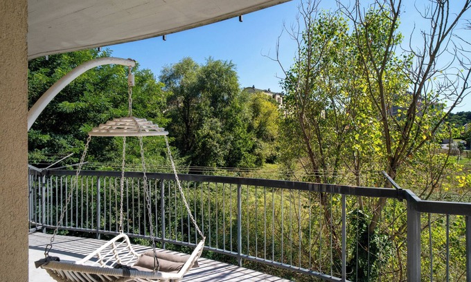 Cairo Montenotte Apartment | Apartment 'Casa Nanà' with Mountain View, Private Terrace and Shared Garden