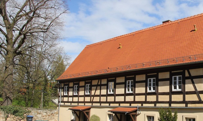 Maxen Apartment | Apartment-Classic-Private Bathroom-Terrace-Fewo Fachwerkhaus Maxen