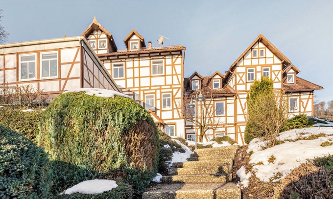 Bad Sachsa Apartment | Apartment 'Das Spatzennest' with Mountain View, Shared Terrace and Wi-Fi