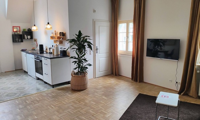Alt-Wetter Apartment | Apartment-Designer-Ensuite with Bath-Garden view-Alte Tischlerei II