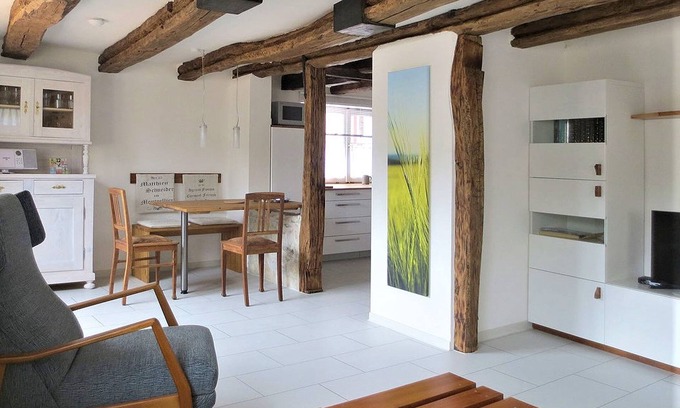 Lenningen Apartment | Apartment "Die Schmiede" with Private Terrace & Wi-Fi