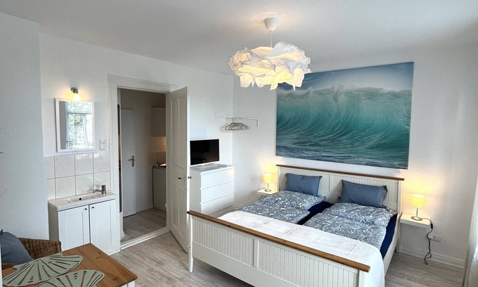 Kalifornien Apartment | Apartment directly behind the dike in California on the Baltic Sea