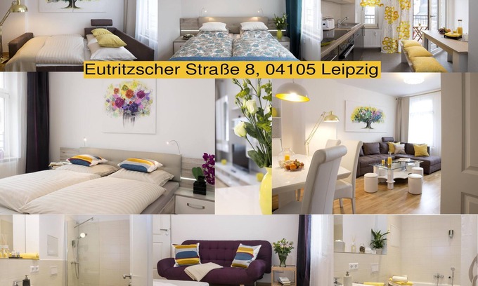 Zentrum-Nord Apartment | Apartment-Executive-Private Bathroom-Eutritzscher Straße 8