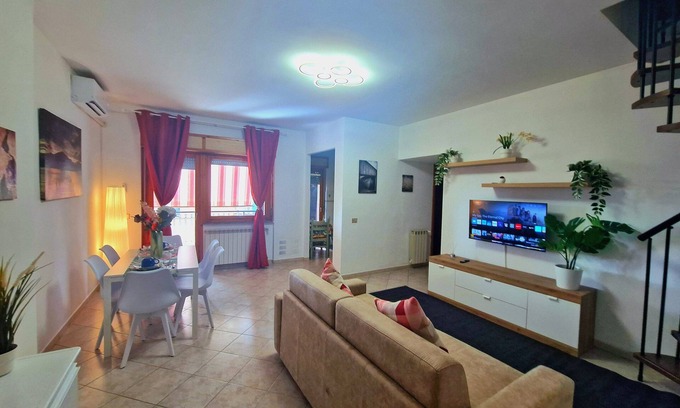 Torre Angela Apartment | Apartment for Groups or Families in Rome Center Tor Vergata metro C
