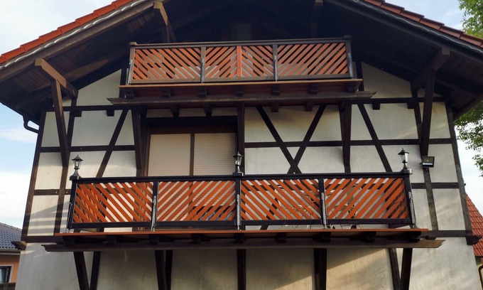 Sachsenbrunn Apartment | Apartment forest view