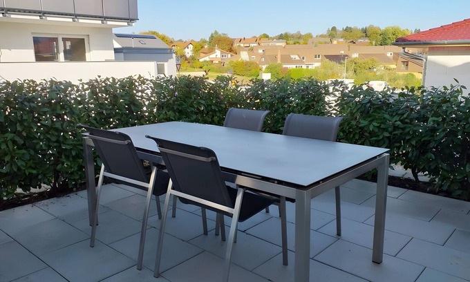 Hilzingen Apartment | Apartment 'Haus Unterm Hohenstoffel' with Private Terrace and Wi-Fi