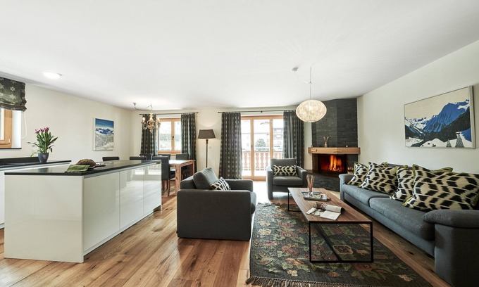 Klosters Platz Apartment | Apartment 'Heidpark' with Balcony and Wi-Fi