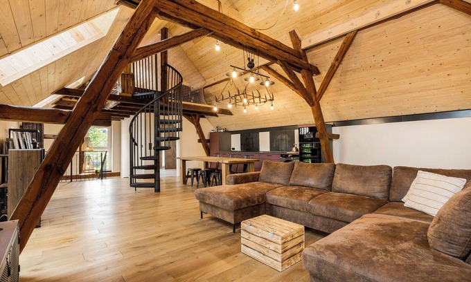Großthiemig Apartment | Apartment 'Heuboden' with private sauna session