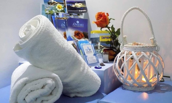 Panteli Apartment | Apartment In A Hotel 'Anemi Leros 3' with Sea View, Wi-Fi and Air Conditioning