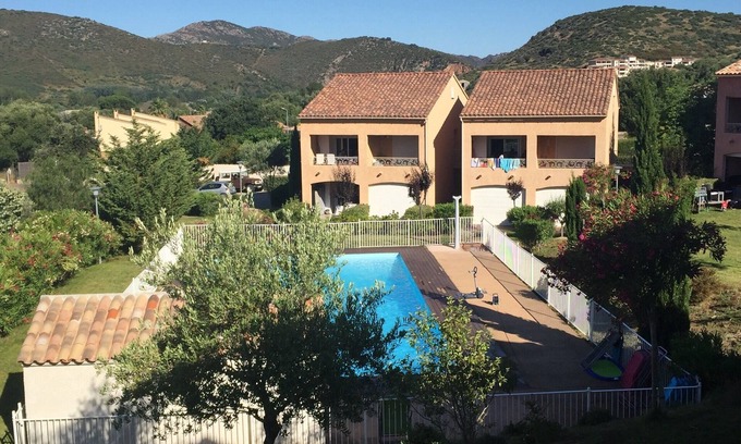 Oletta Apartment | Apartment in a recent residence with swimming pool 5 minutes from Saint Florent