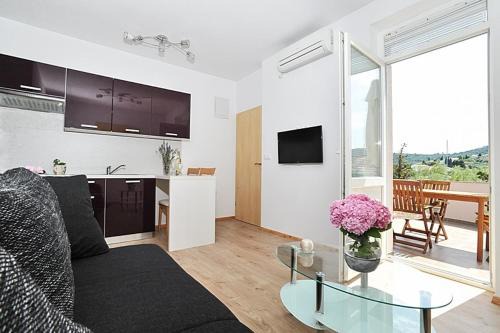 Poljana Apartment | Apartment in Poljana with sea view, terrace, air conditioning, WiFi 3617-2