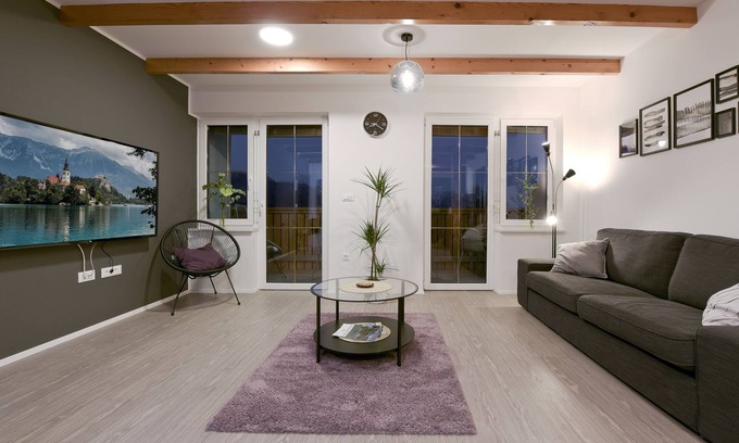 Bled Apartment | Apartment is situated in a calm part of Bled, only 10 minute walking to lake.
