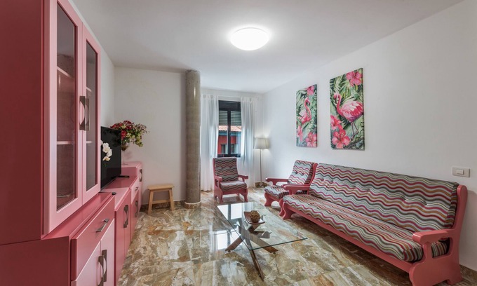 Puntallana Apartment | Apartment 'Lujan 6f Entre Sueños Y Realidad' with Sea View, Wi-Fi and Air Conditioning