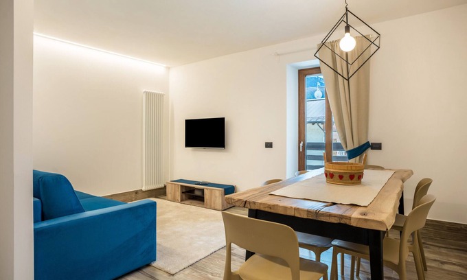 Pinzolo Apartment | Apartment 'Marconi Suite' with Mountain View, Private Terrace and Wi-Fi