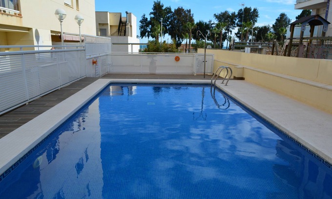 Chilches House | Apartment on the beach with pool, terrace and garage